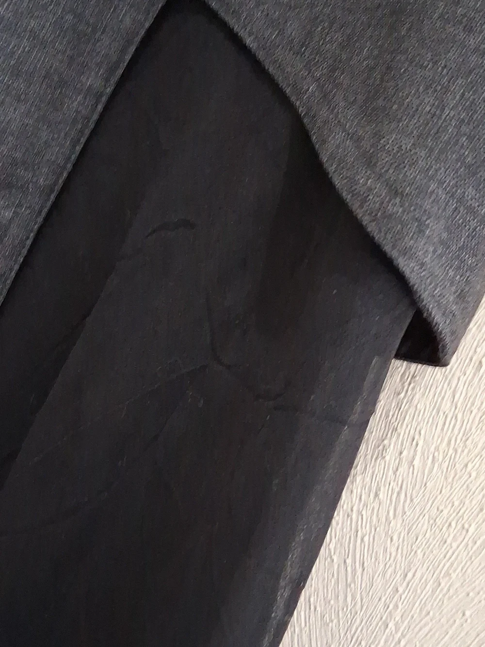 Versace womens Charcoal Black Skirt with Gold Stitching Detail. Made in Italy - Picture 7 of 10